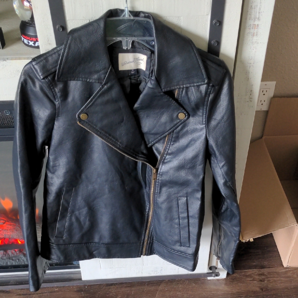 Universal Thread Black Faux Leather Jacket
